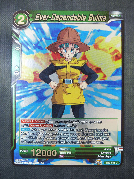 Ever-Dependable Bulma C Foil - Dragon Ball Super Card #A56