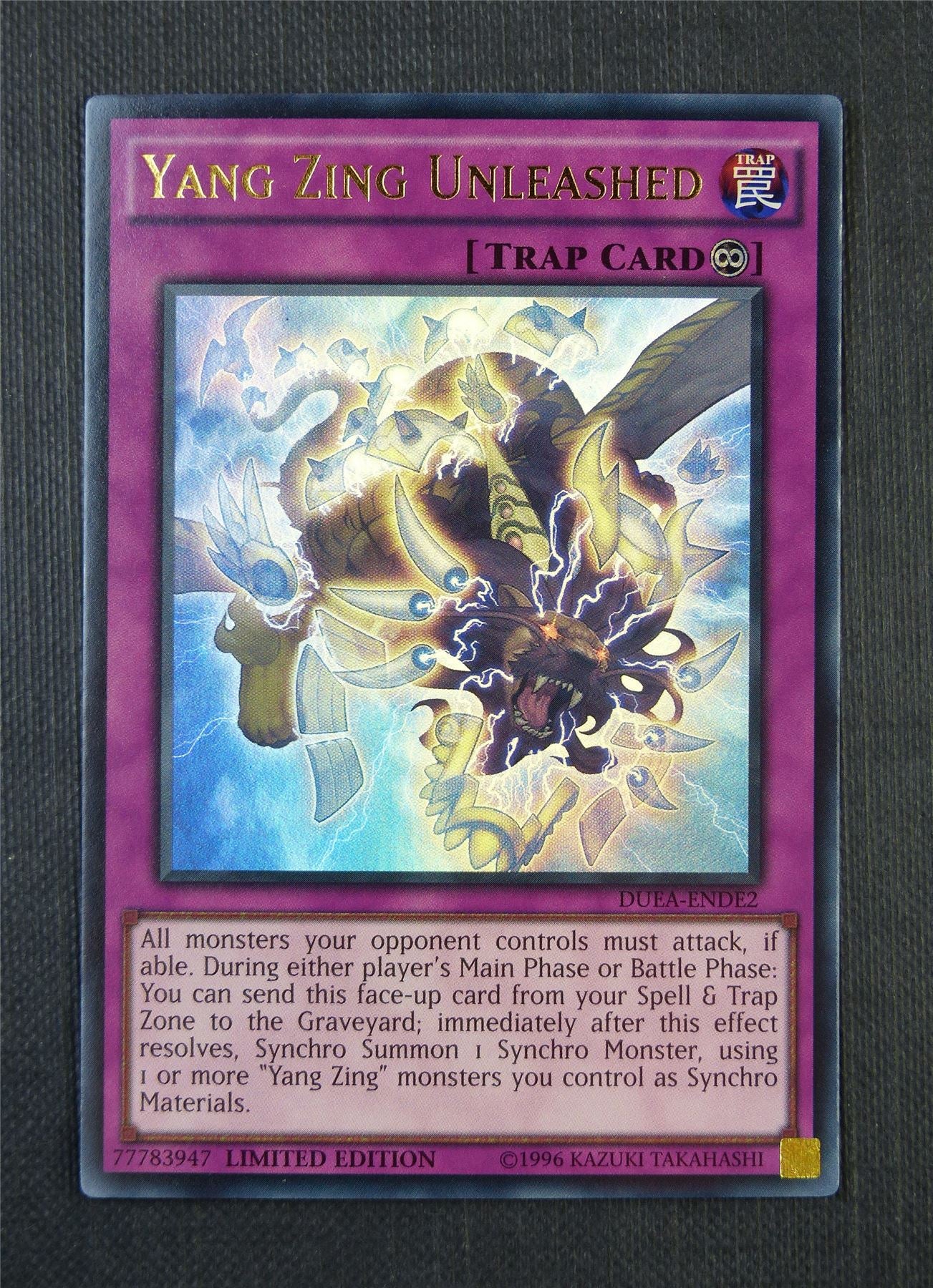 Zang Ying Unleashed DUEA Limited Ed - Ultra Rare - Yugioh Card #7FI