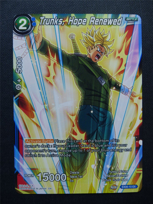 Trunks Hope Renewed EX - Dragon Ball Super Cards #1JN