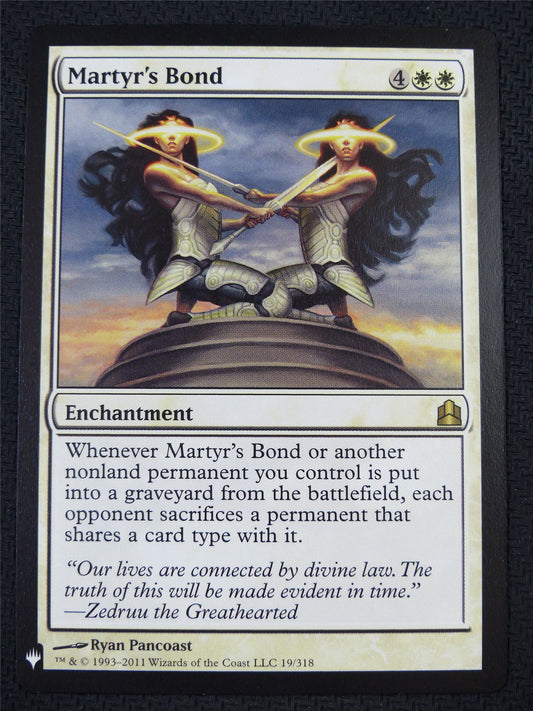Mrtyr's Bond - The List - Mtg Card #5UU