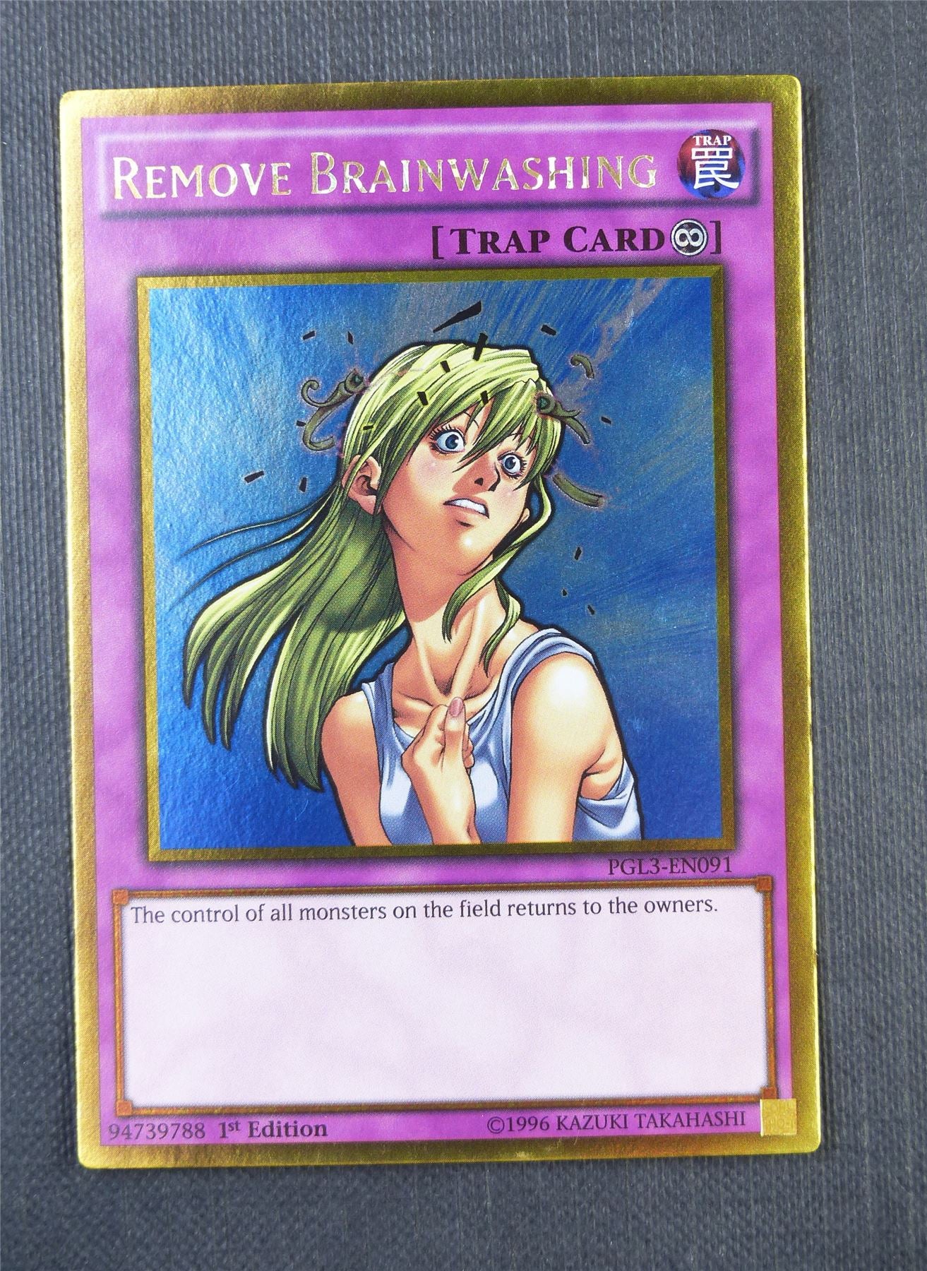 Remove Brainwashing PGL3 Gold - Ultra Rare - Yugioh Card #7D0