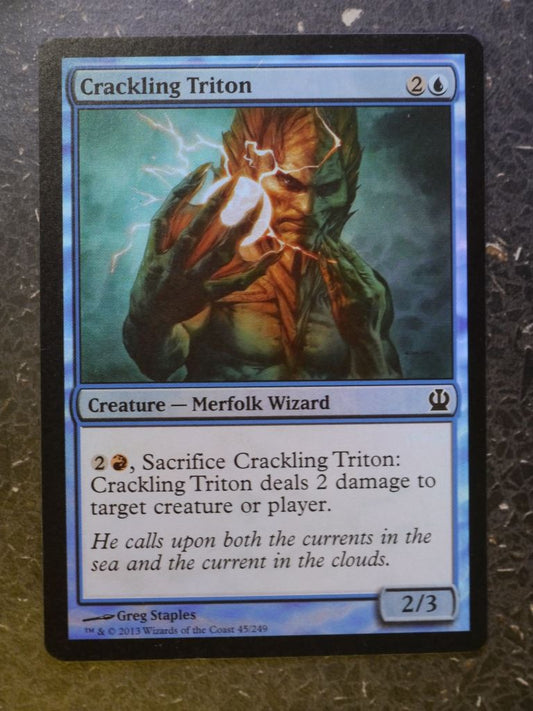 MTG Cards: CRACKLING TRITON  FOIL # 5C59