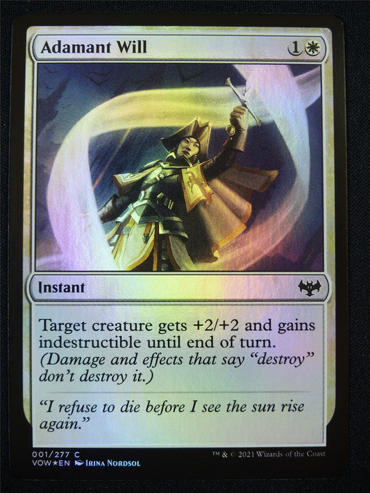 Adamant Will Foil - Mtg Card #1M1