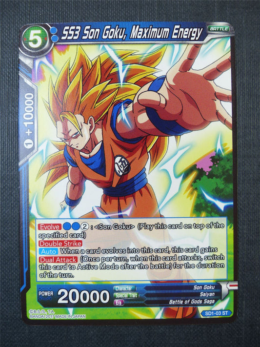 SS3 Son Goku Maximum Energy ST - Dragon Ball Super Card #A2T