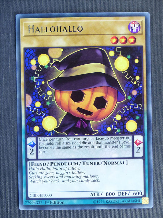 Halohallo CIBR Rare - 1st ed - Yugioh Cards #VV