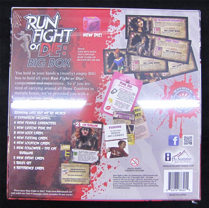 Run Fight Or Die - Big Box - Board Game #12D