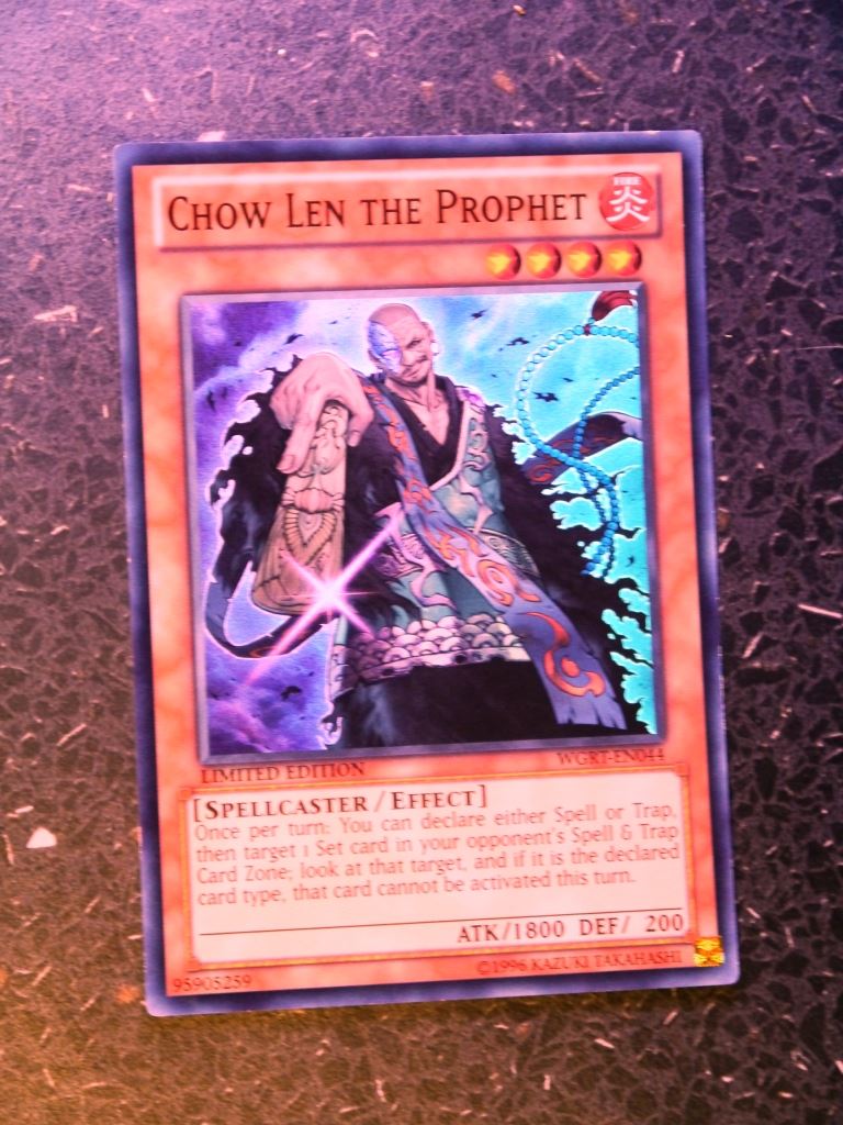 Yugioh Cards:CHOW LEN THE PROPHET WGRT SUPER RARE # H28