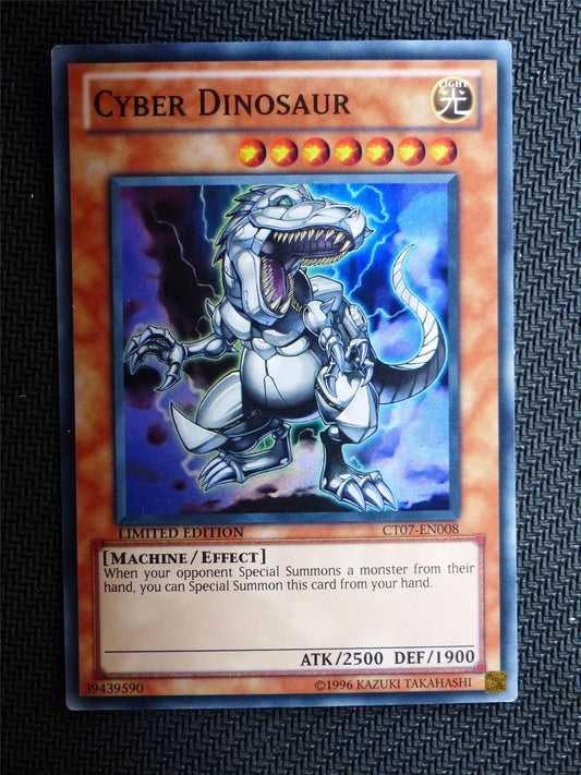 Cyber Dinosaur - CT07 - Super Rare - Yugioh Card # 1E94