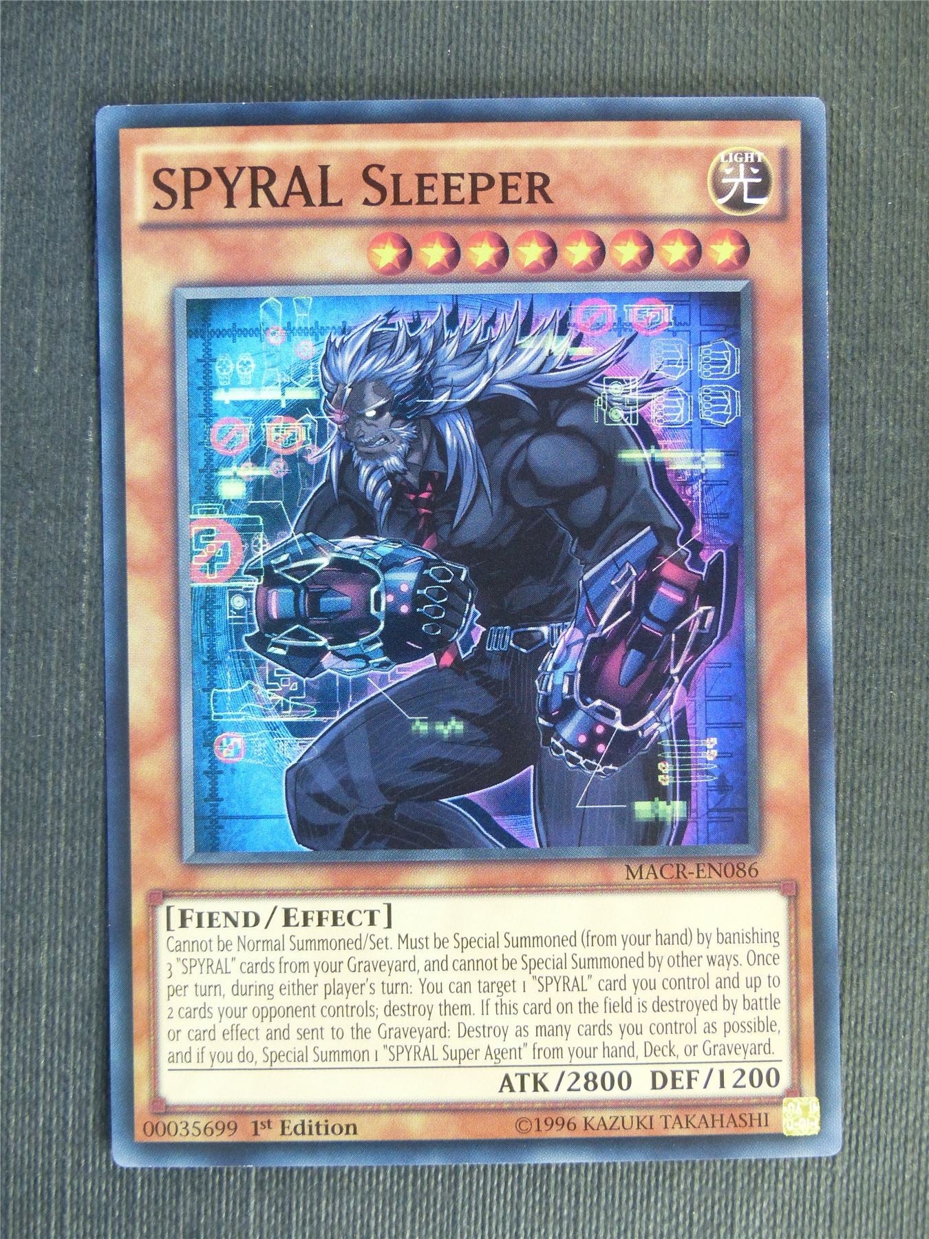 Spyral Sleeper MACR Super Rare - 1st ed - Yugioh Cards #15F