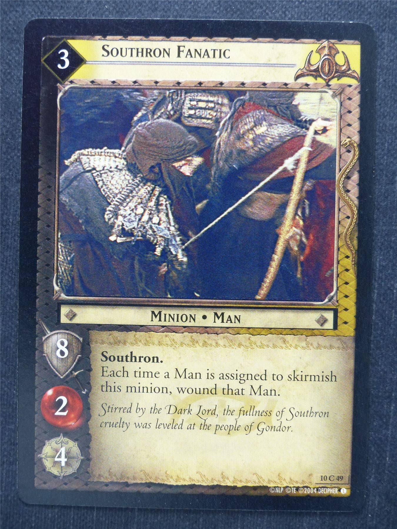 Southron Fanatic 10 C 49 - LotR Cards #LI