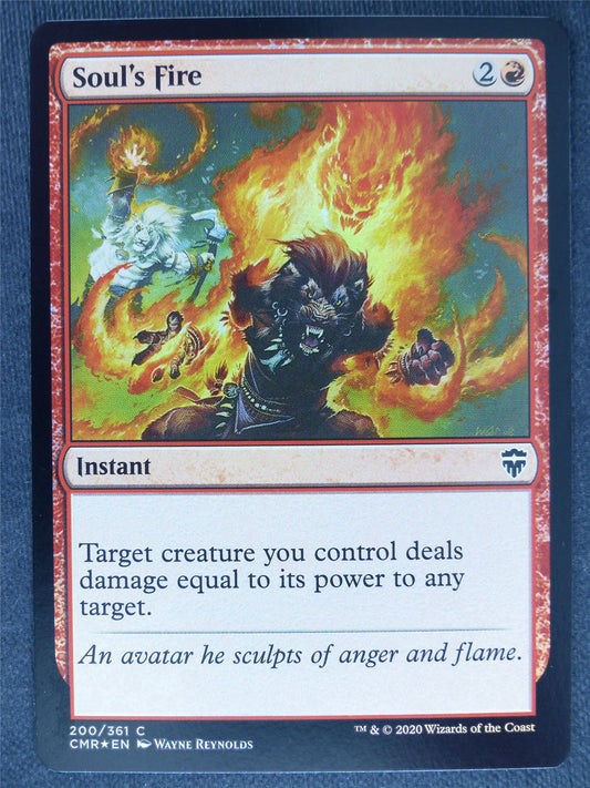 Soul's Fire Foil - Mtg Magic Cards #AU