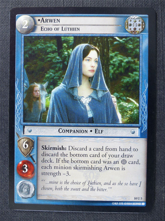 Arwen 10 U 5 - LotR Cards #2T5