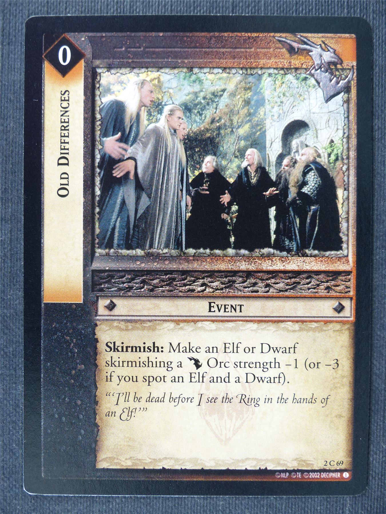 Old Differences 2 C 69 - LotrR Cards #3E2