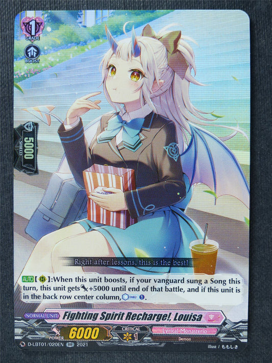 Fighting Spirit Recharge! Louisa D-LBT01 RR - Vanguard Card #1NJ