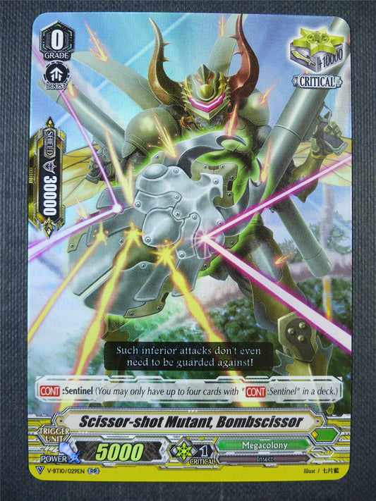 Scissor-Shot Mutant Bombscissor V-BT10 RR - Vanguard Card #7IQ