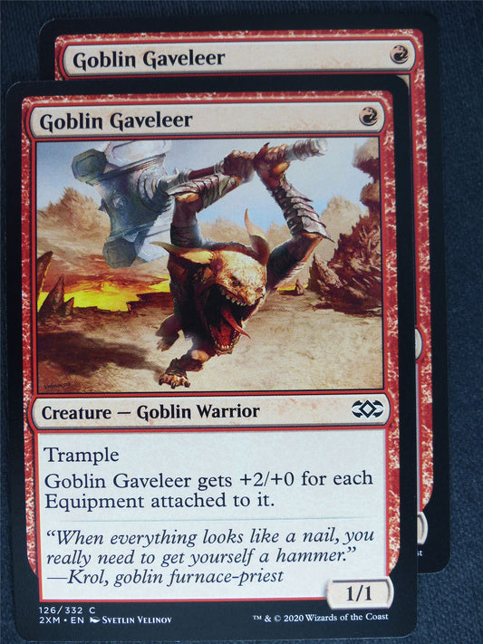 Goblin Gaveleer x2 - Double Masters - Mtg Magic Cards #7L