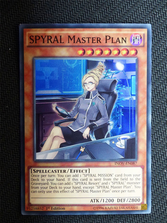 Spyral Master Plan - INOV - Super Rare - Yugioh Card # 1E88