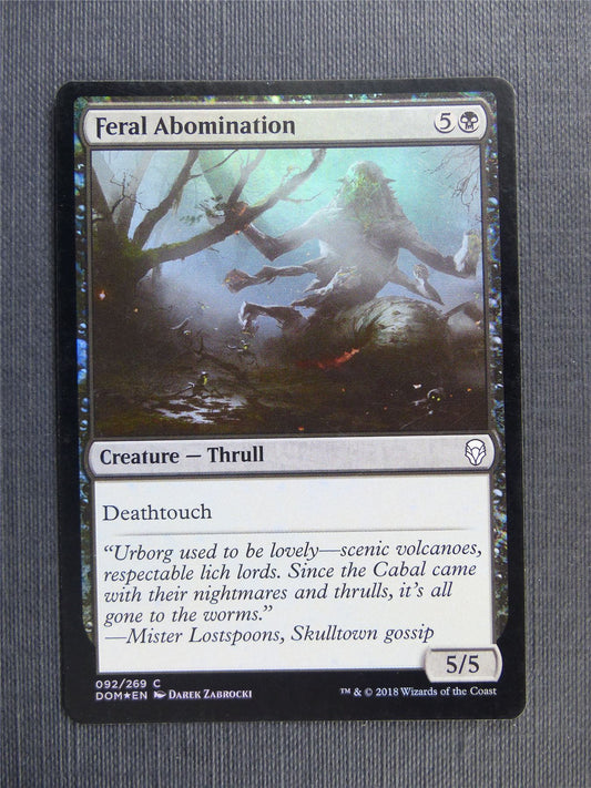 Feral Abomination Foil - Mtg Magic Cards #3CA