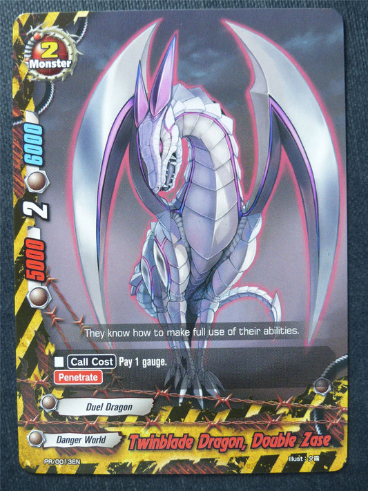 Twinblade Dragon Double Zase Promo - Buddyfight Cards #LQ