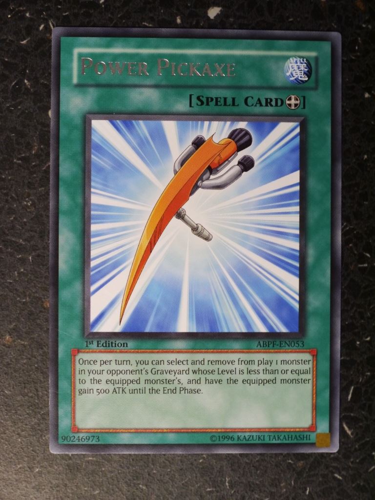 Yugioh Cards: POWER PICKAXE ABPF RARE # 8H85