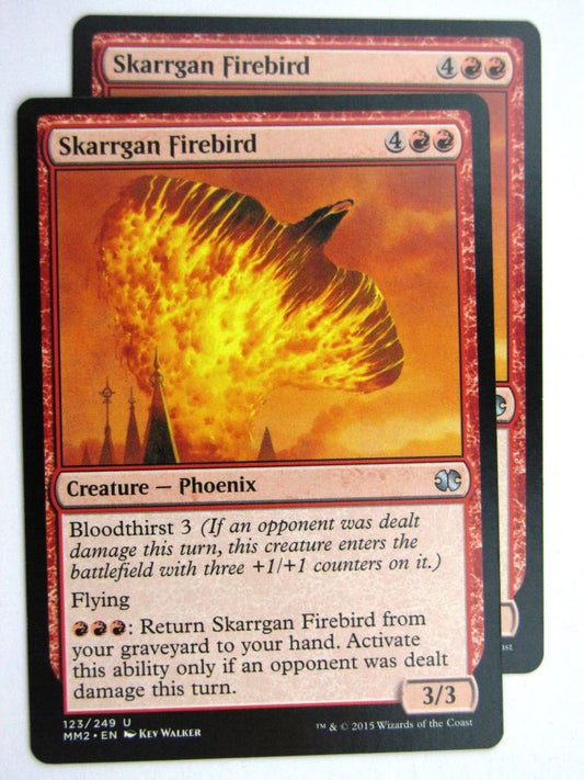 MTG MODERN MASTERS TWO: SKARRGAN FIREBIRD x2 # 28B9