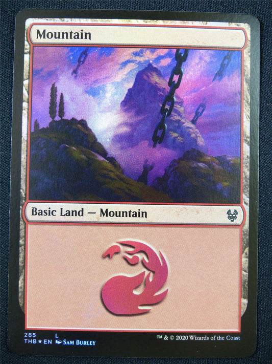Mountain 285 Foil - Mtg Card #22V