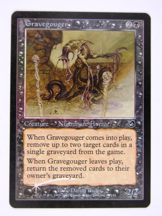 Mtg FOIL - GRAVEGOUGER - played