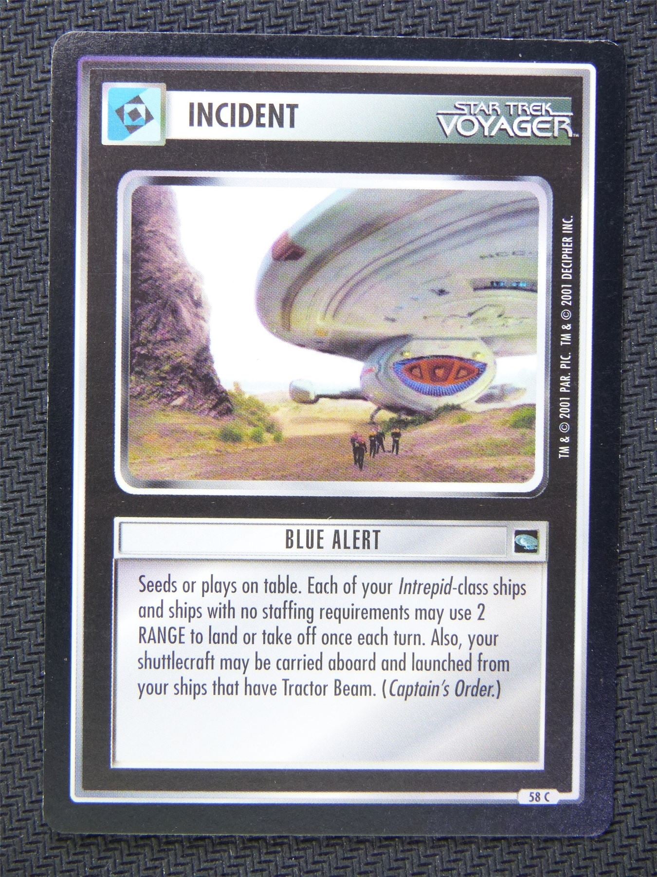 Incident Blue Alert - Star Trek CCG Voyager #5B4