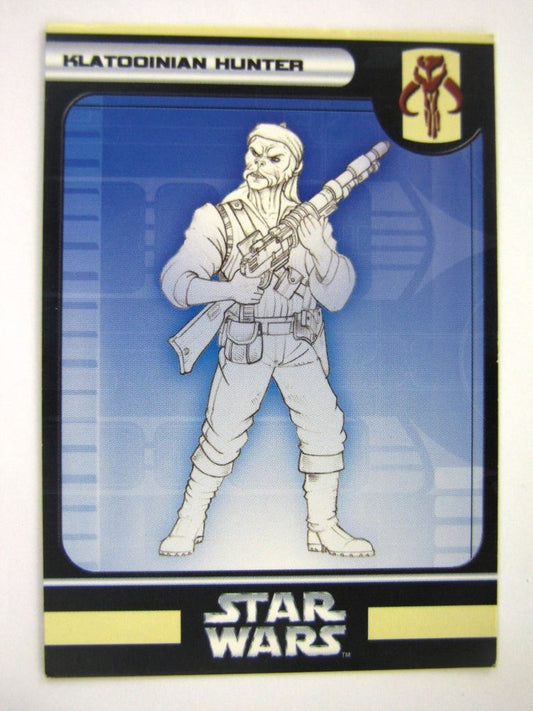 Star Wars Miniature Spare Cards: KLATOOINIAN HUNTER # 11B40