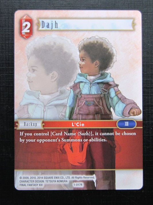 Final Fantasy Cards: DAJH 1-017R # 24F100