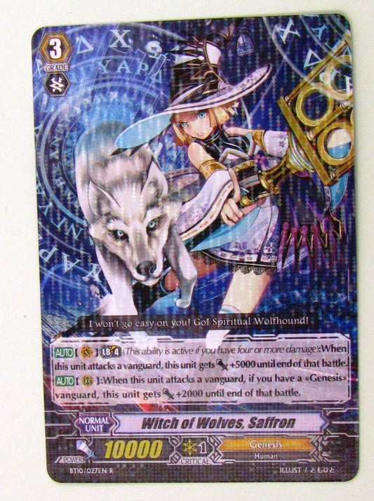 Cardfight Vanguard: Witch of Wolves, Saffron BT10/027EN R