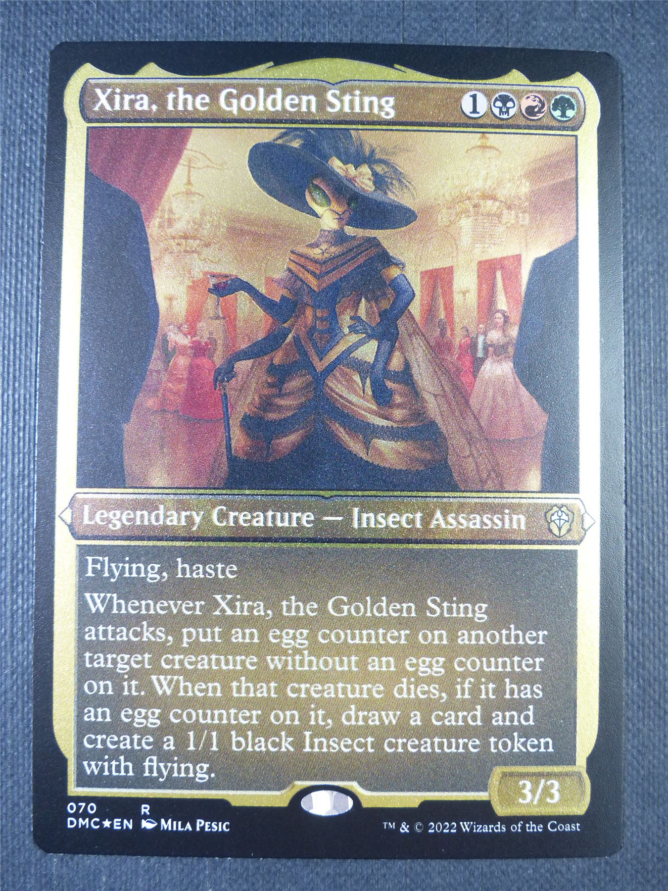 Xira the Golden Sting Etched Foil - Dominaria United Mtg Card #7E2