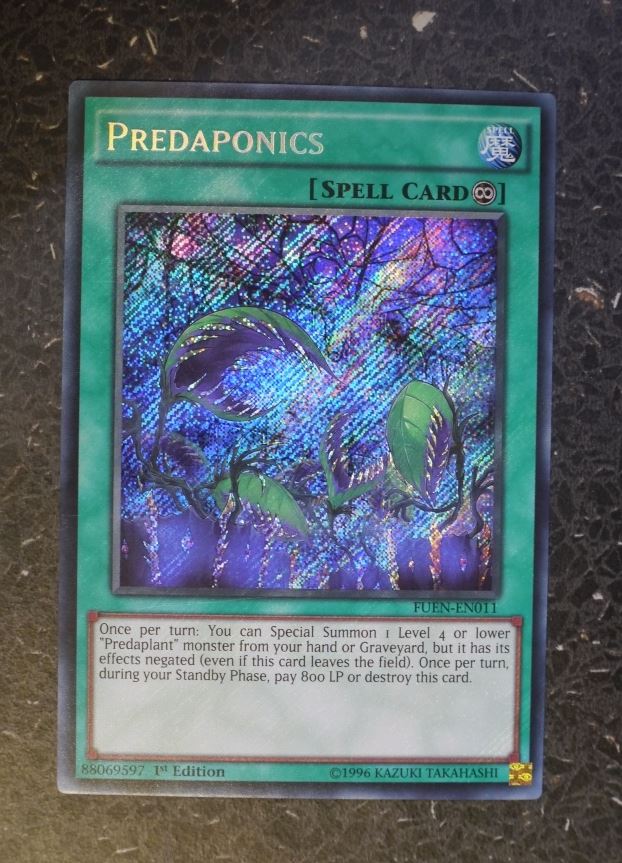 YuGiOh Cards: PREDAPONICS FUEN SECRET RARE # G51