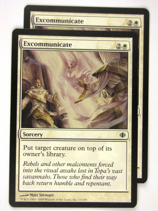 MTG Magic: The Gathering Cards: EXCOMMUNICATE x2: ALA