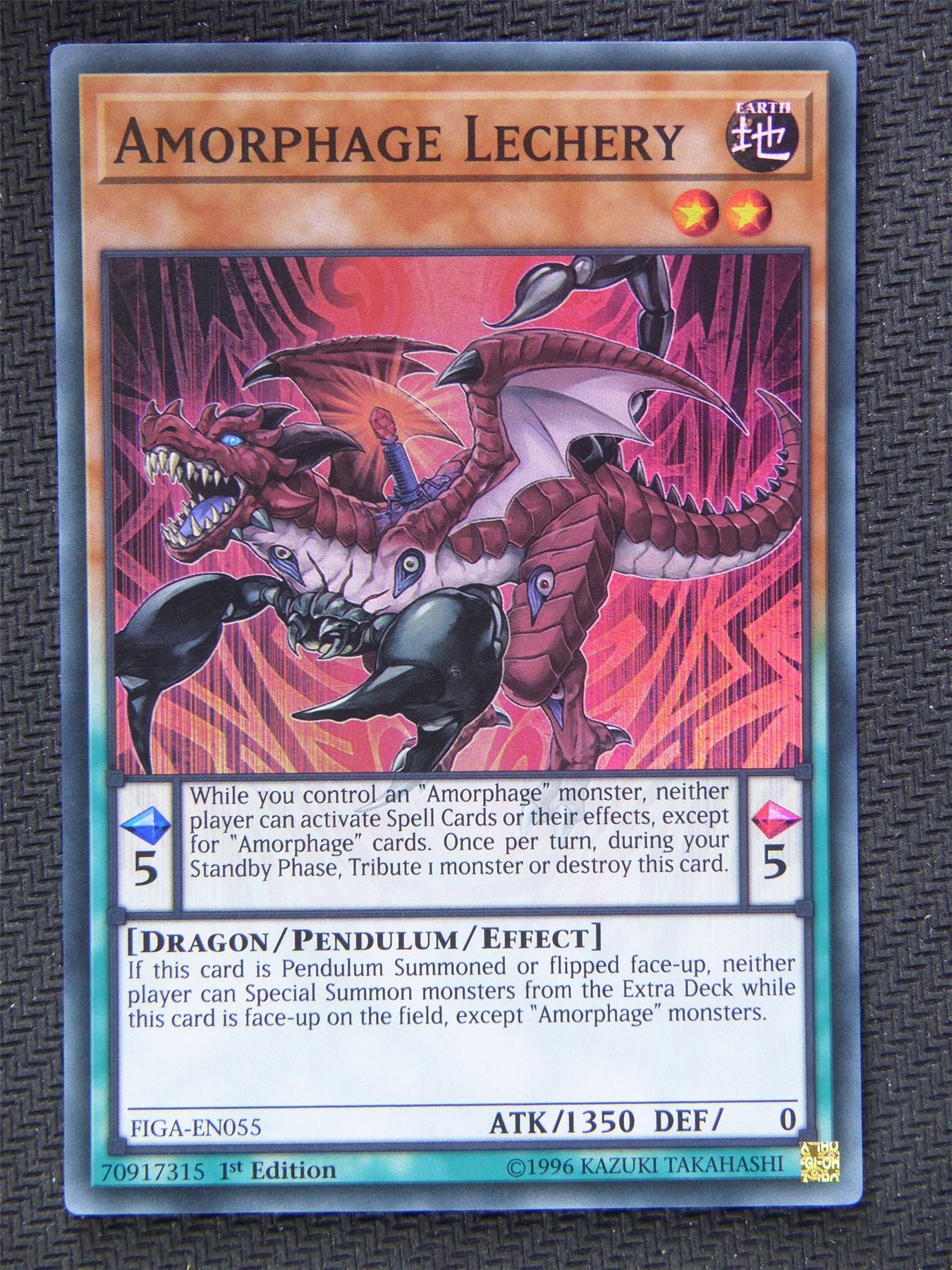 Amorphage Lechery FIGA - Super Rare - Yugioh Card #614