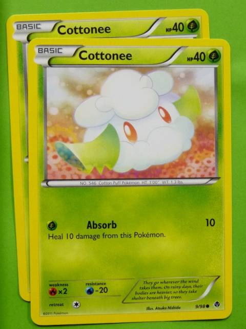 POKEMON B&W Emerging Powers x2 - COTTONEE 9/98