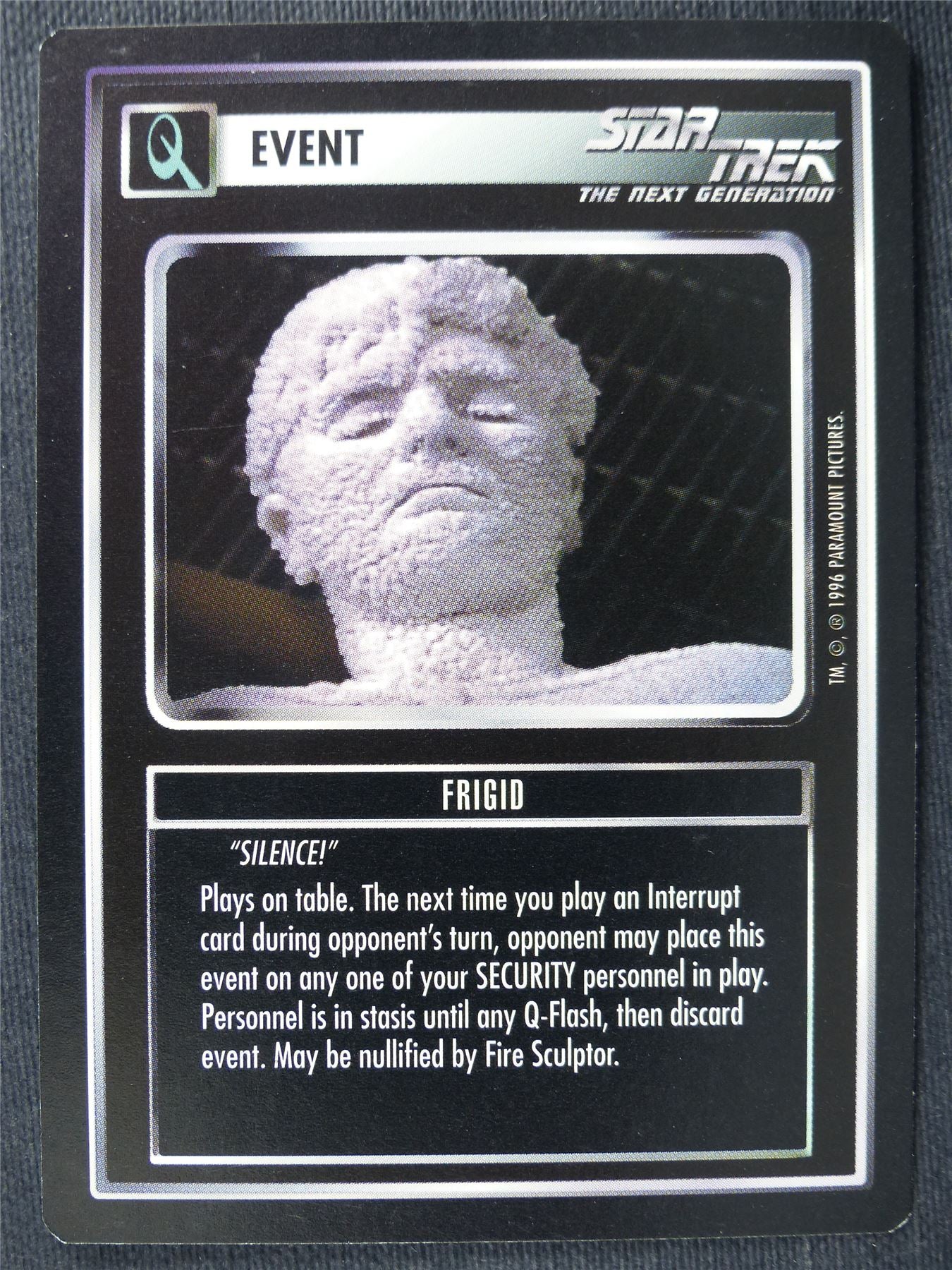 Frigid - NG - Star Trek Cards #YZ