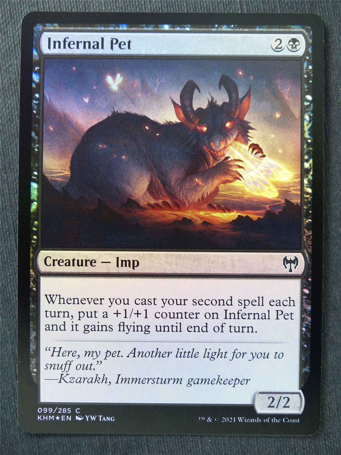 Infernal Pet Foil - Mtg Magic Cards #ZM