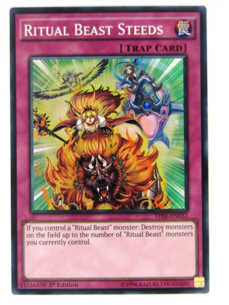 Yugioh Cards: RITUAL BEAST STEEDS THSF SUPER RARE # 21H78