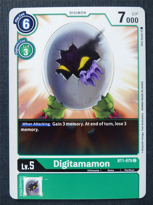 Digitamamon BT1-075 C - Digimon Cards #TT