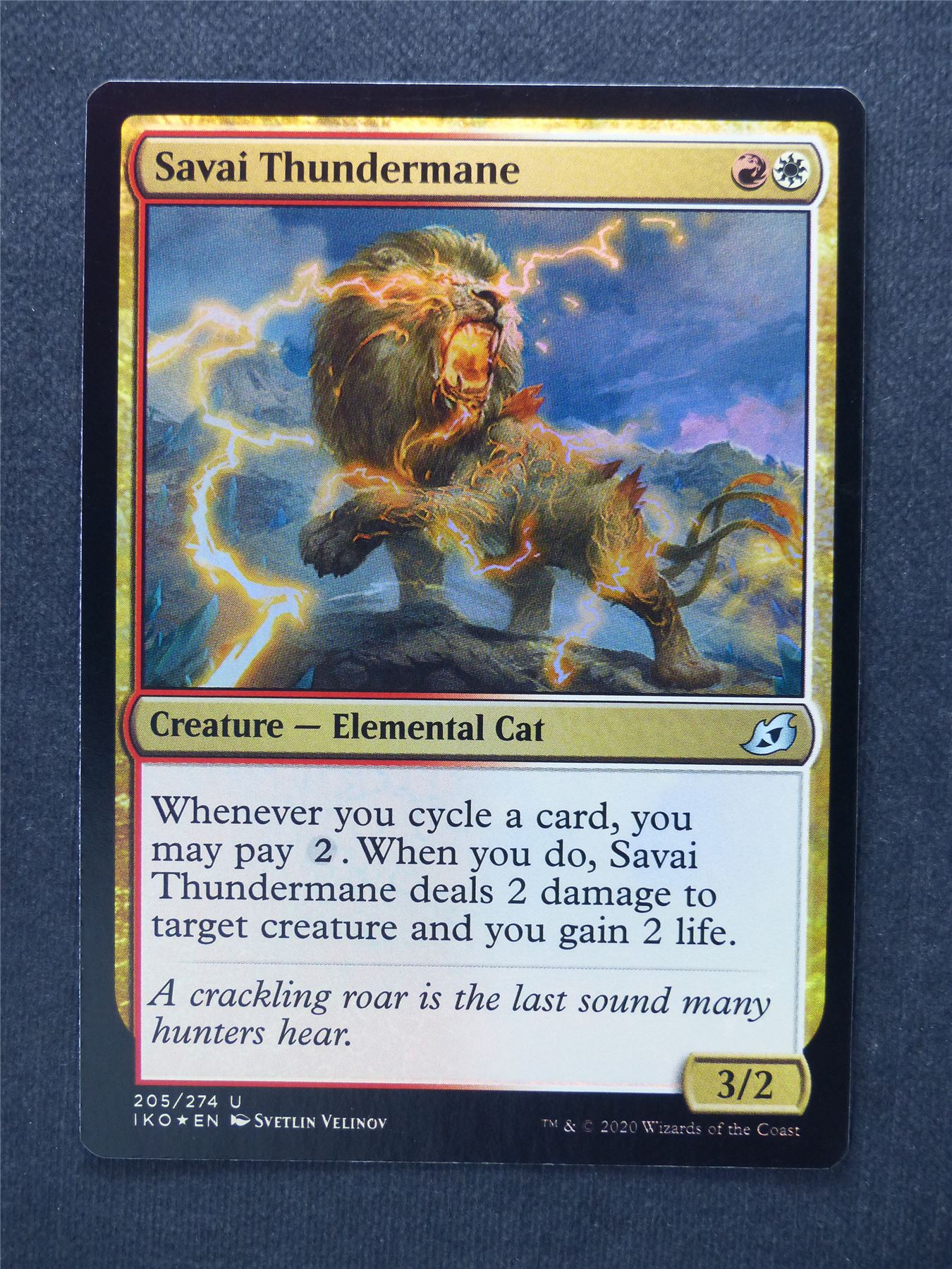 Savai Thundermane Foil - Mtg Magic Cards #SR