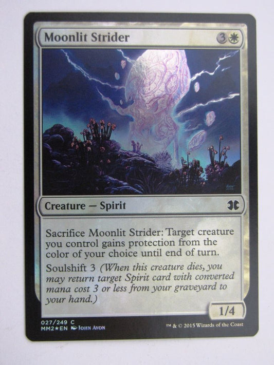 MTG MODERN MASTERS TWO FOIL: MOONLIT STRIDER # 27J14