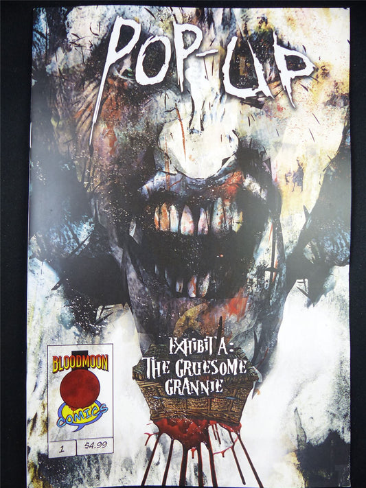 POP-UP Exhibit A: The Gruesome Grannie #1 - Apr 2023 Bloodmoon Comic #1AK