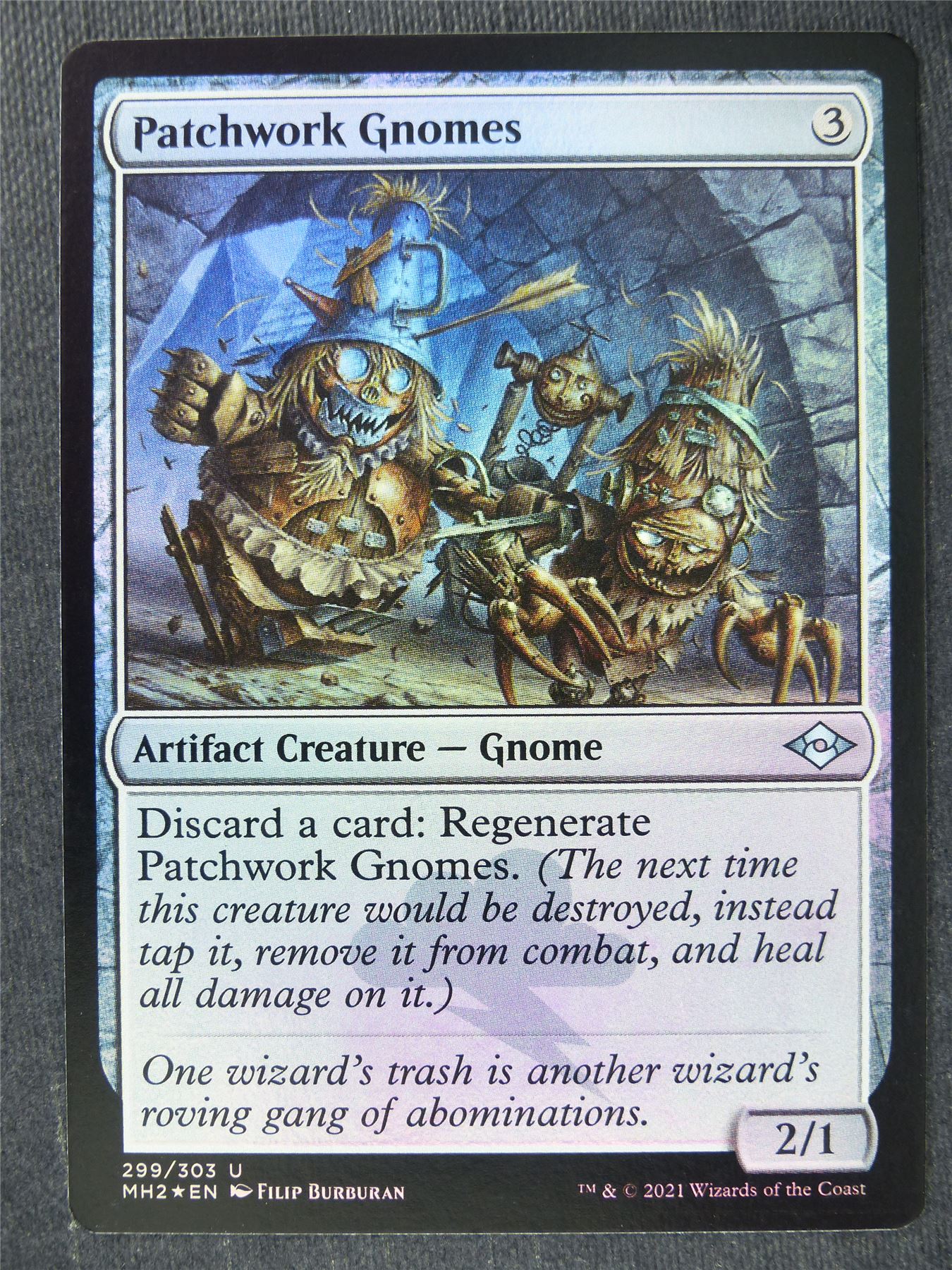 Patchwork Gnomes Foil - MH2 - Mtg Magic Cards #J7