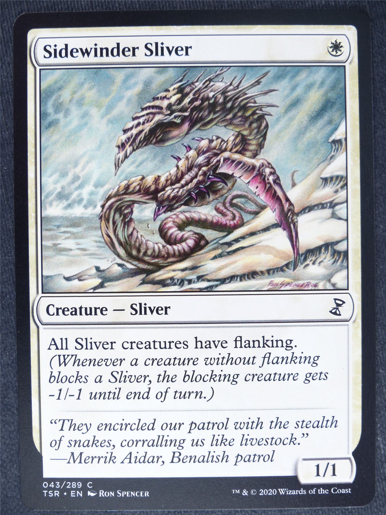 Sidewinder Sliver - Remastered - Mtg Magic Cards #XR