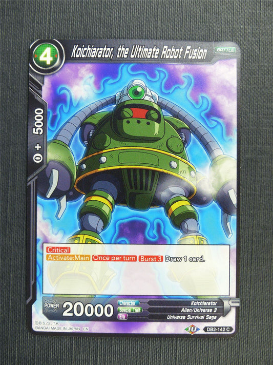 Koichiarator the Ulitmate Robot Fusion - DB2 Dragon Ball Super Card