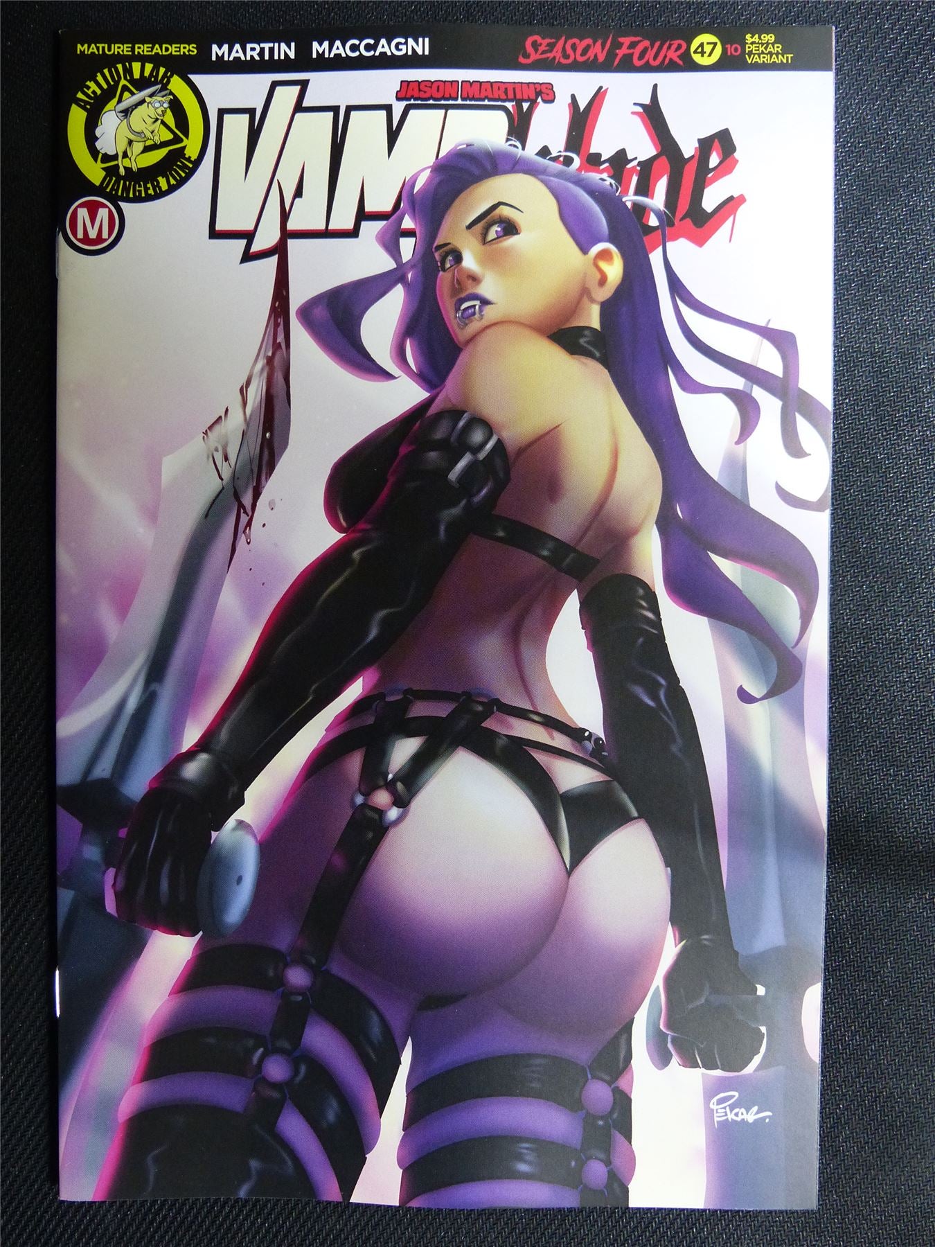 VAMBLADE #47 Pekar Variant - Dec 2020 - Action Lab Comics #5XO