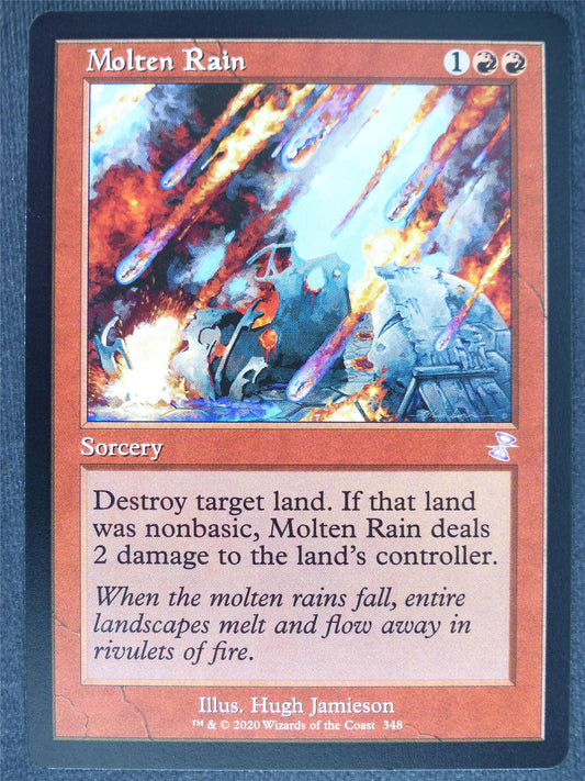 Molten Rain Timeshifted - Remastered - Mtg Magic Cards #MF