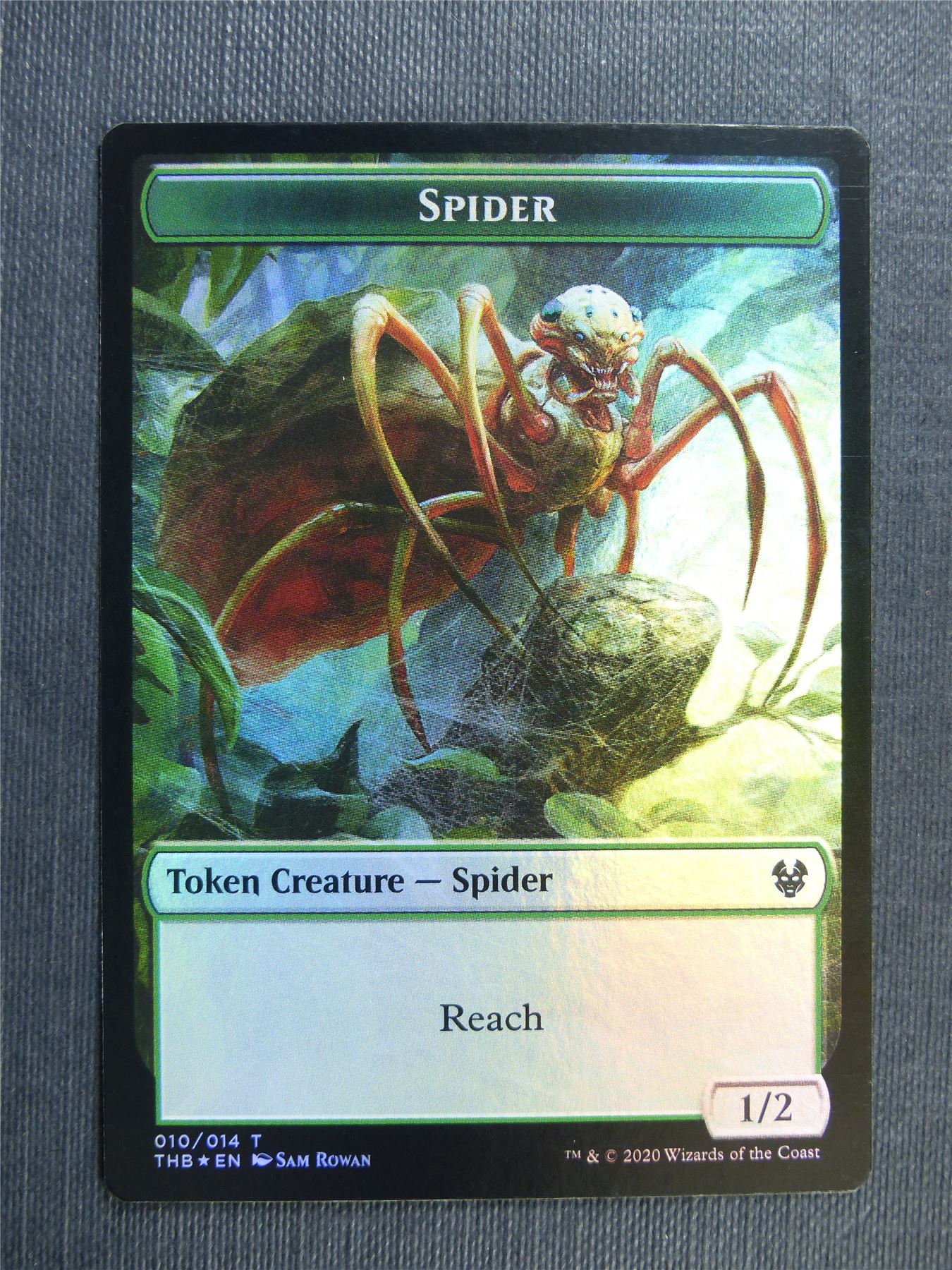 Satyr & Spider Token Foil - Collector ed - Theros Beyond Death - Mtg Magic Cards #2B0