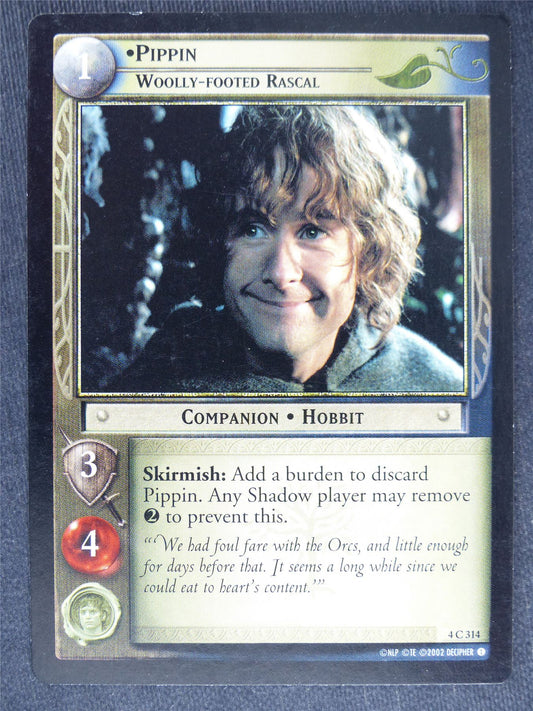 Pippin 4 C 314 - played - LotR Cards #Q5